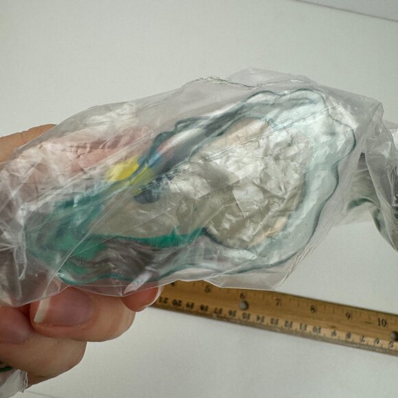 Sealed Vtg 90s Little Mermaid Flounder Applause Cake Topper Figurine Palm Trees - Picture 5 of 11